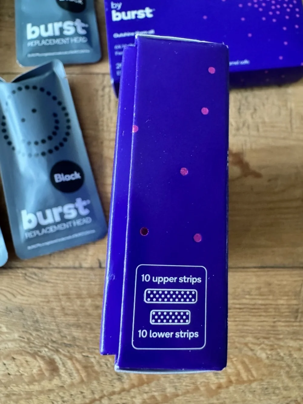 Burst 4 Replacement Heads, 2 Whitenting Boxes